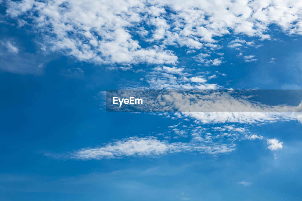 Low angle view of clouds in sky