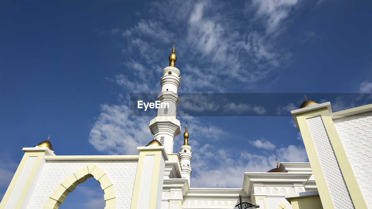 White mosque at kota bahru, kelantan in malaysia