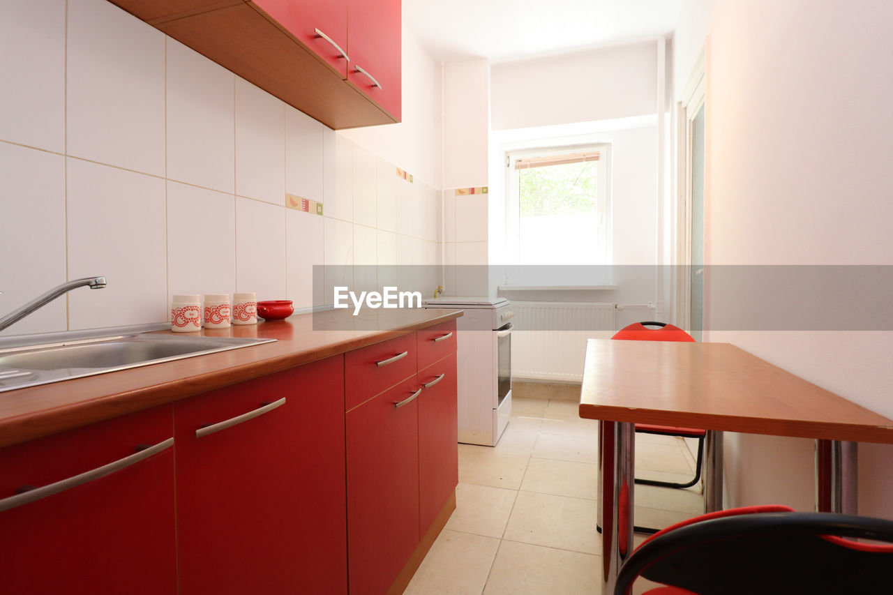 Kitchen with natural light