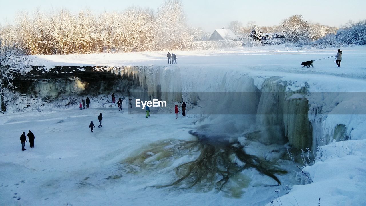 SNOW COVERED LANDSCAPE