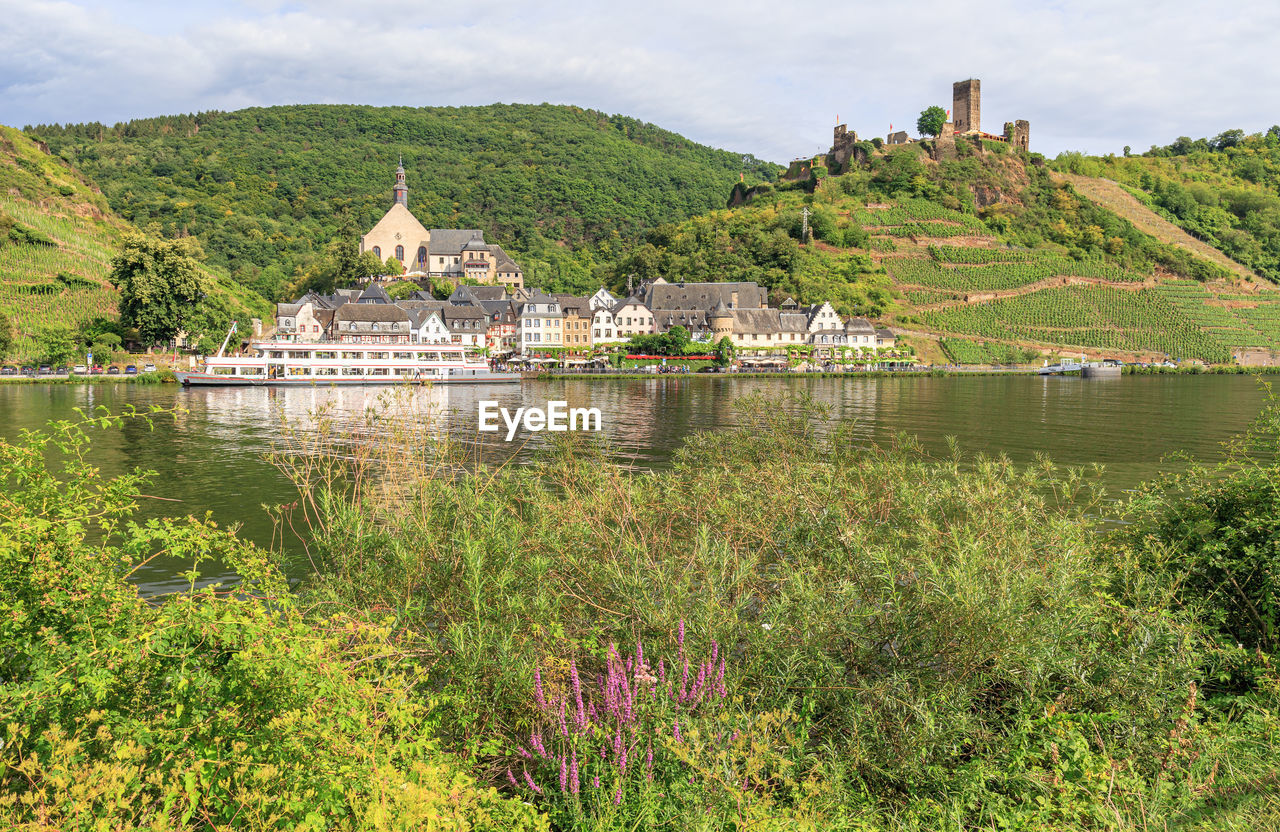 Scenic view of mosel river and beilstein 