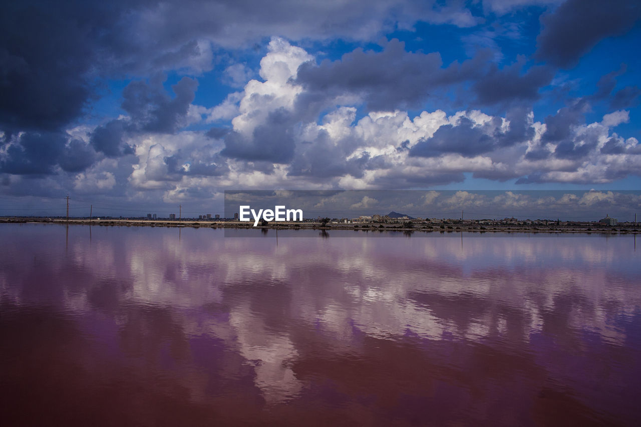 Scenic view of calm sea against sky