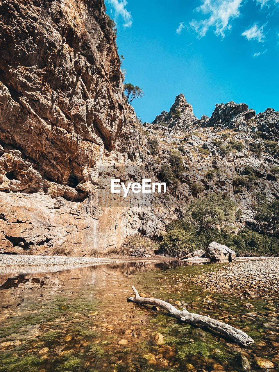 ROCK FORMATIONS ON LANDSCAPE