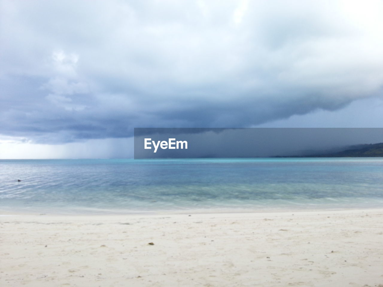 SCENIC VIEW OF BEACH AGAINST CLOUDY SKY