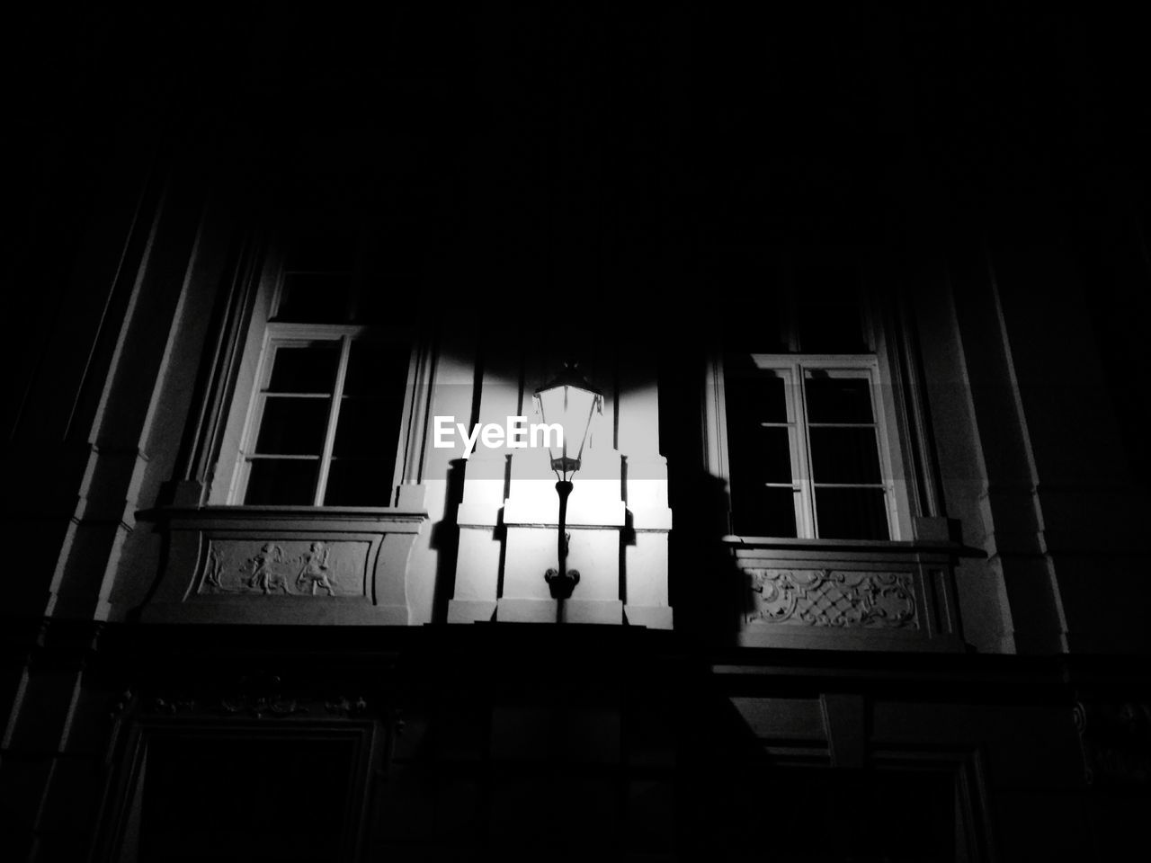 LOW ANGLE VIEW OF RESIDENTIAL BUILDING