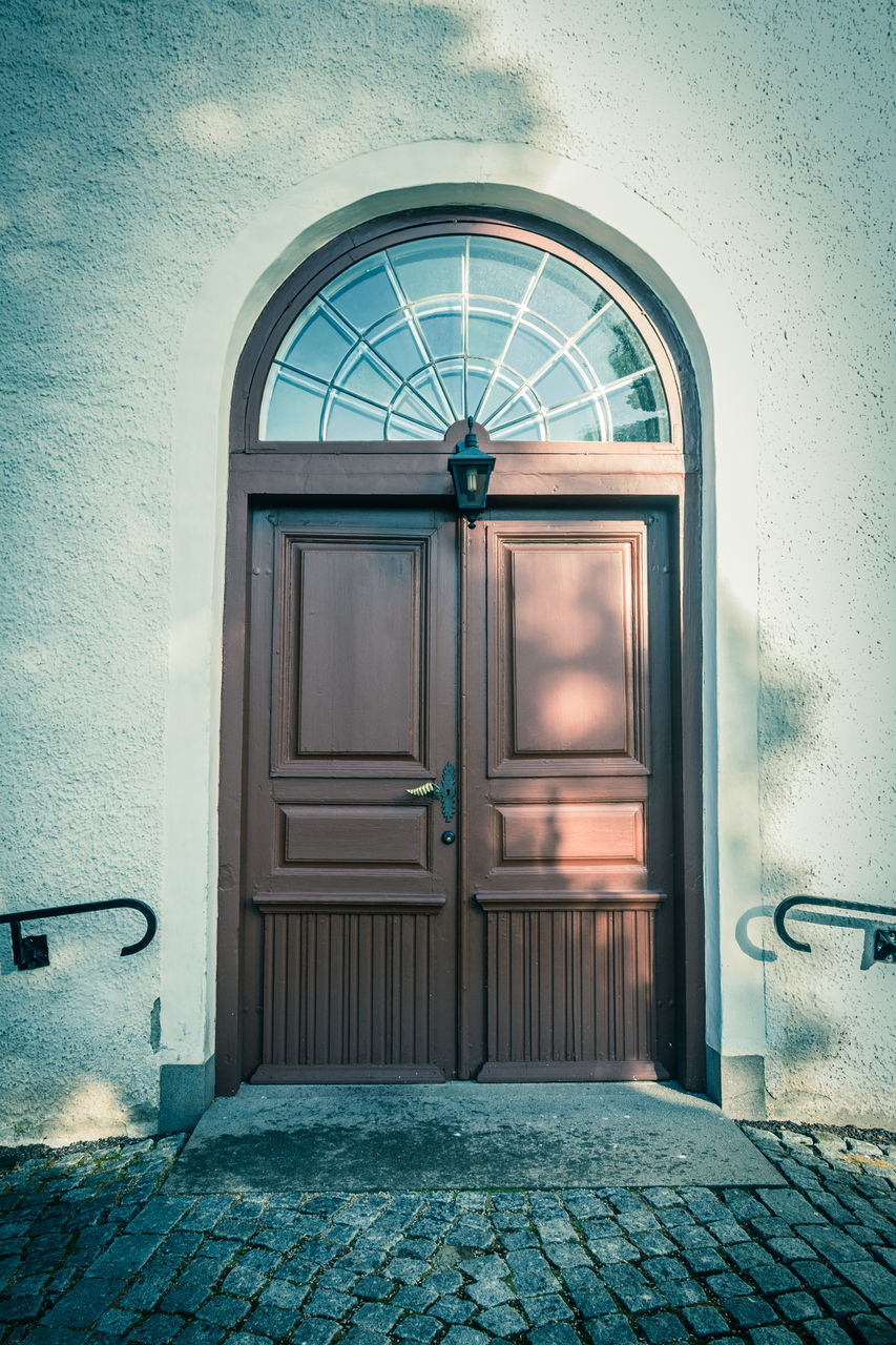 CLOSED BLUE DOOR