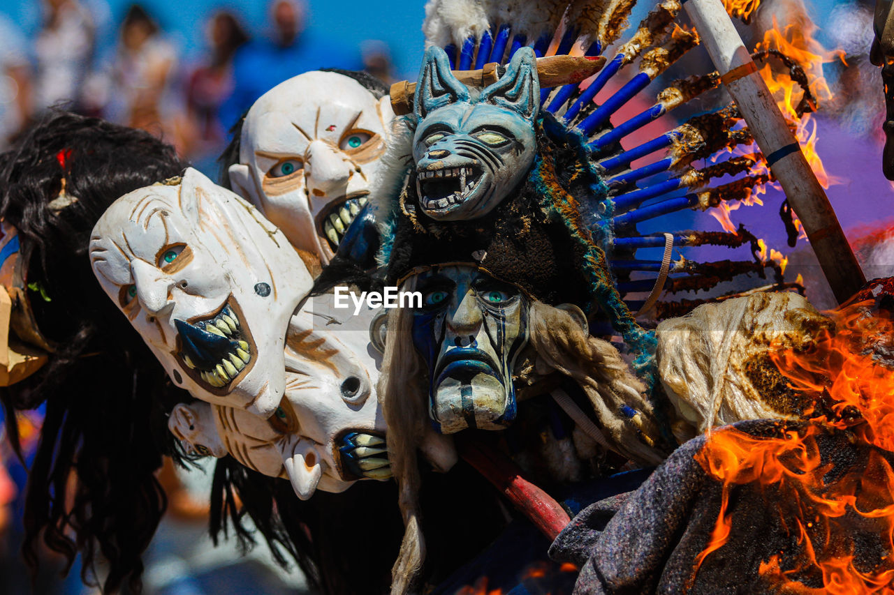 carnival, festival, tradition, event, celebration, mask, disguise, mask - disguise, arts culture and entertainment, representation, outdoors, dancing, clothing, masque