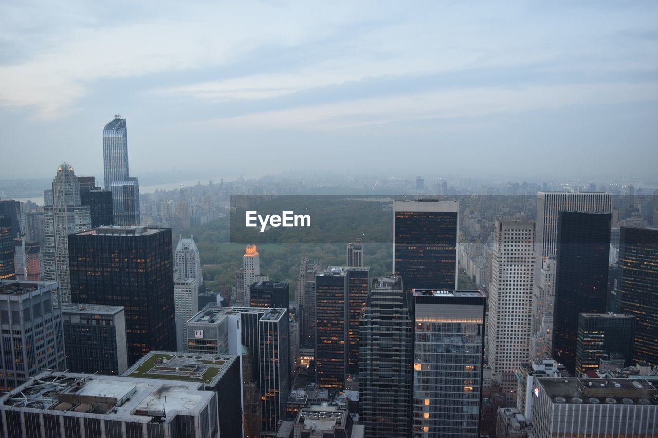 View of cityscape against sky