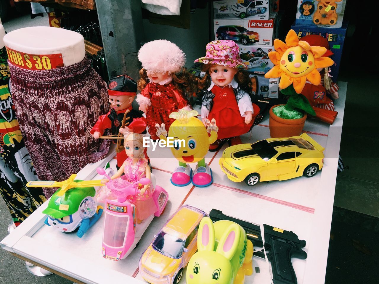 CLOSE-UP OF TOY TOYS FOR SALE
