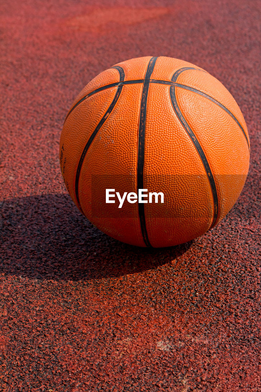 Close-up of basketball