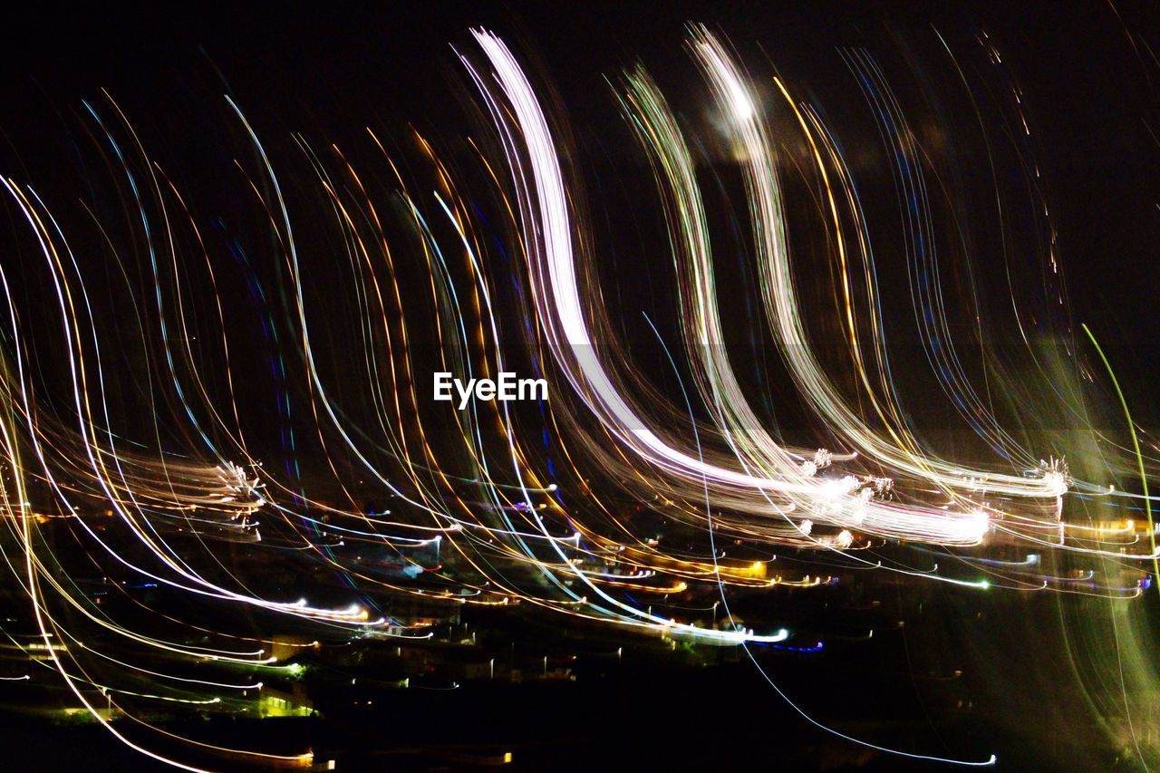 LIGHT TRAILS ON STAGE