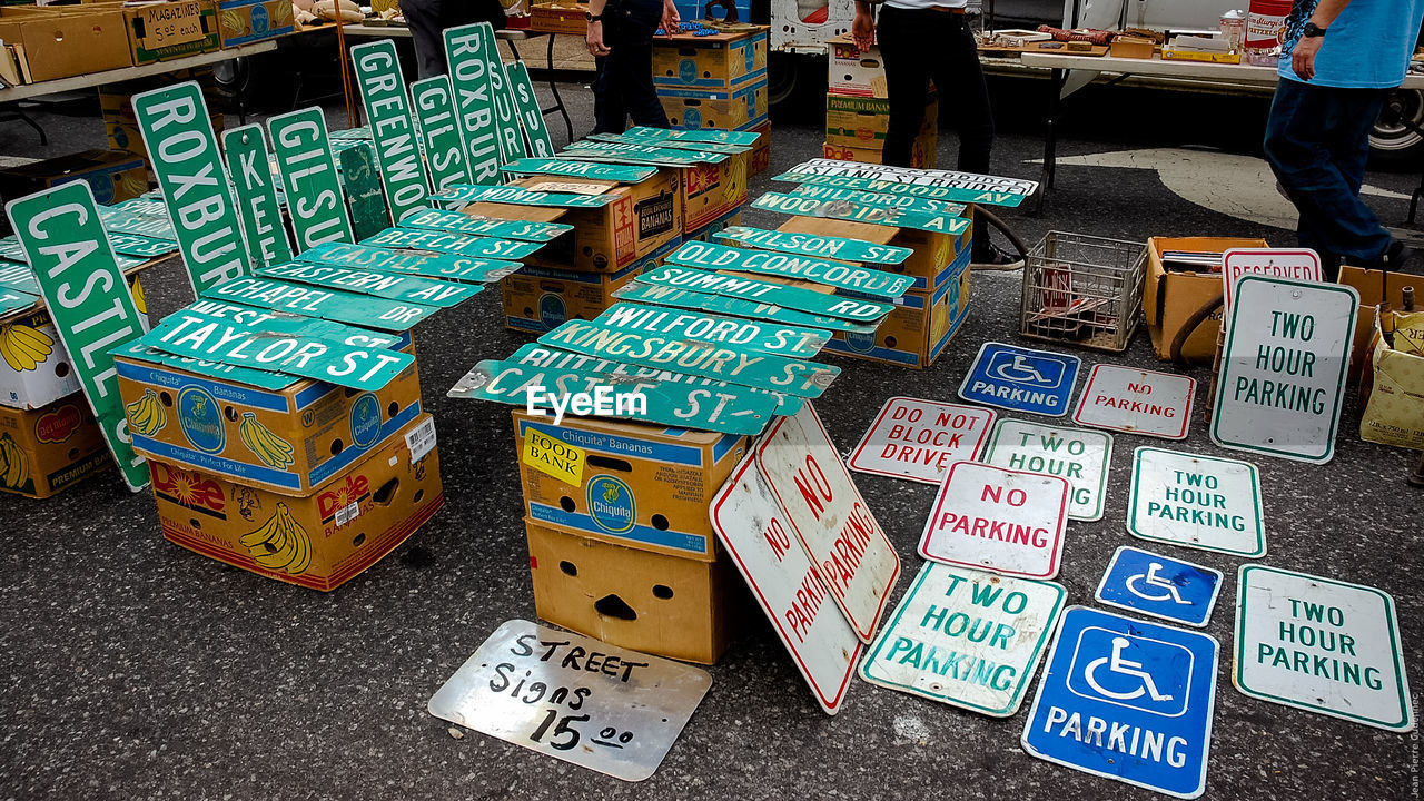 FULL FRAME SHOT OF MARKET STALL