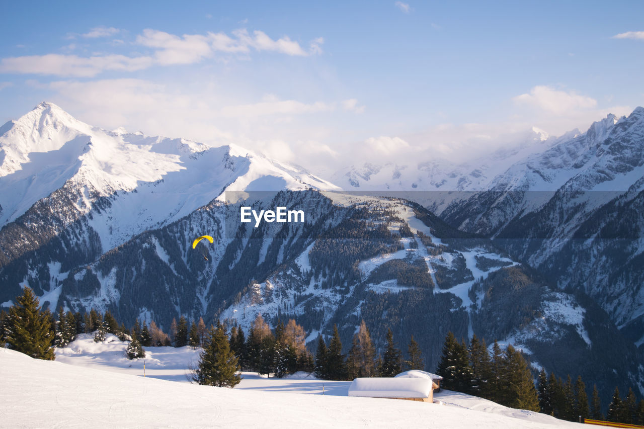 SNOWCAPPED MOUNTAINS AGAINST SKY