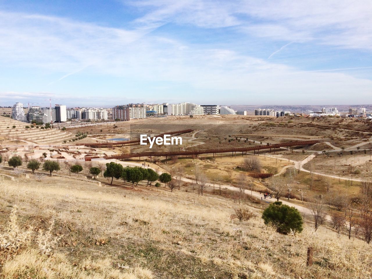 View of cityscape against sky