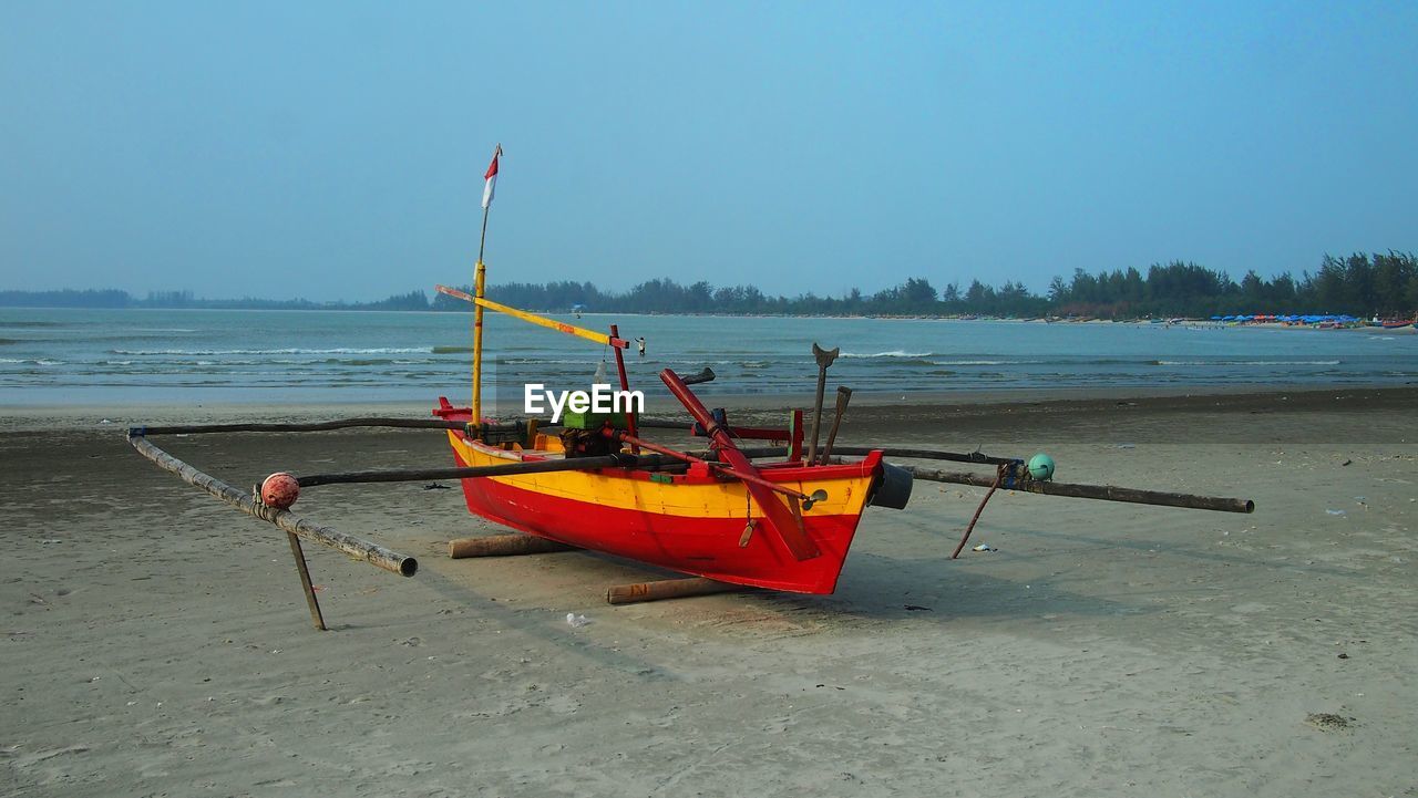 Boat in pantai panjang