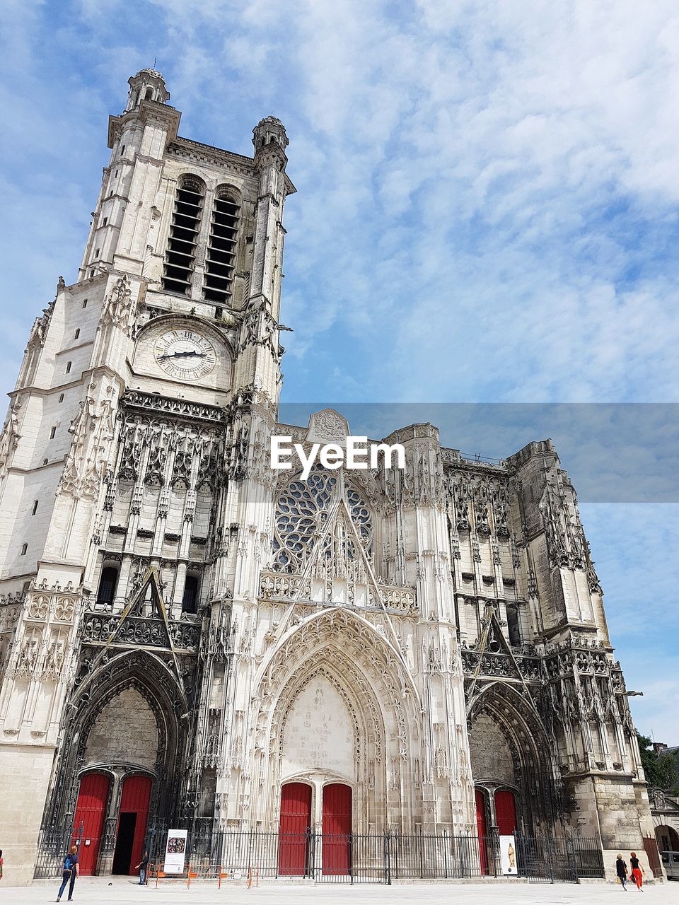 Low angle view of cathedral against sky in city