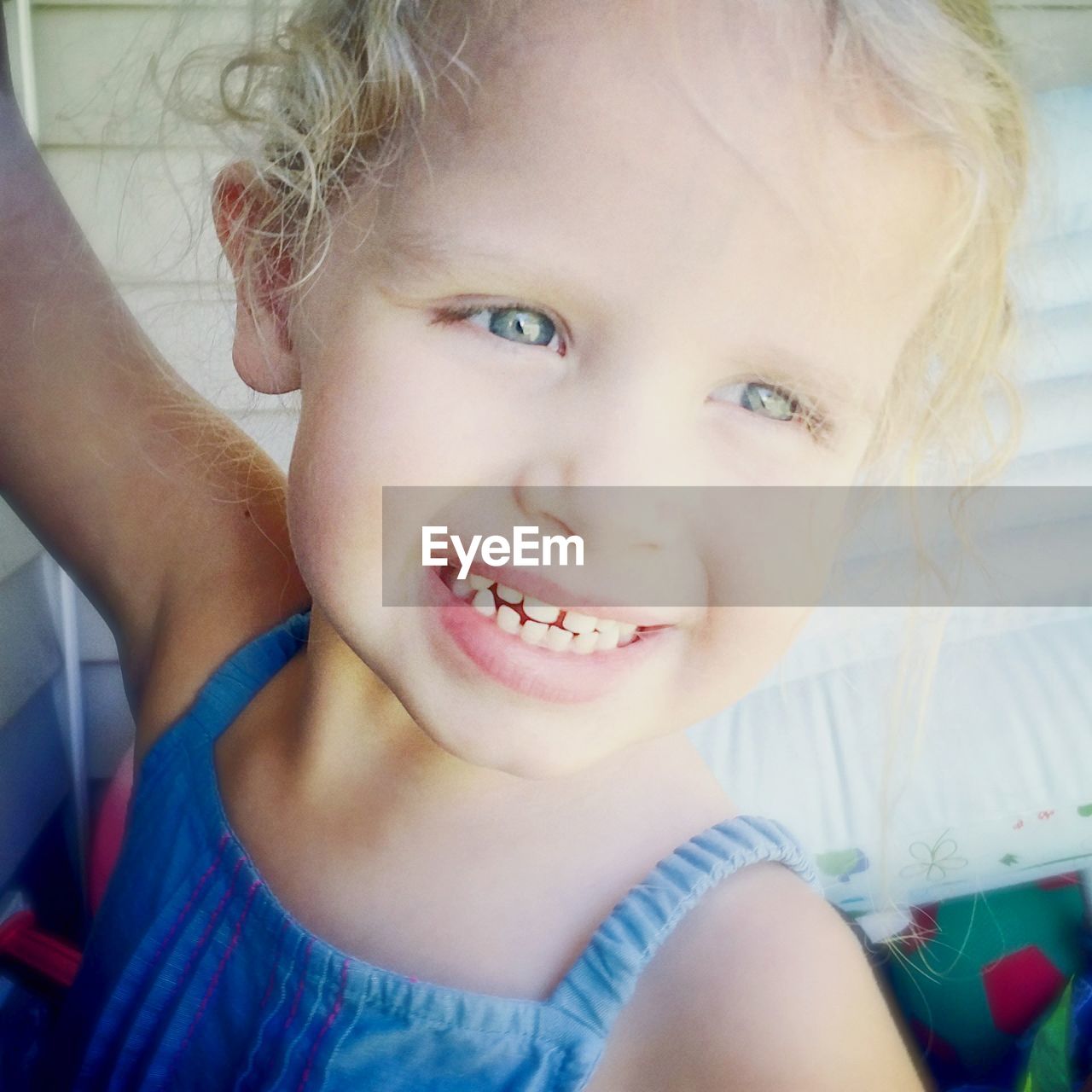 Close-up of smiling cute girl 