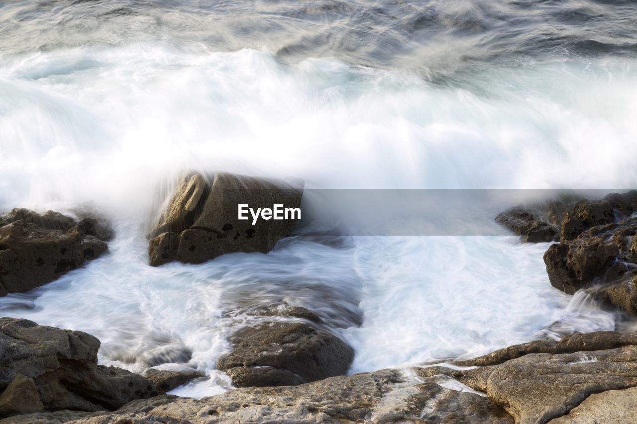 SCENIC VIEW OF SEA WAVES