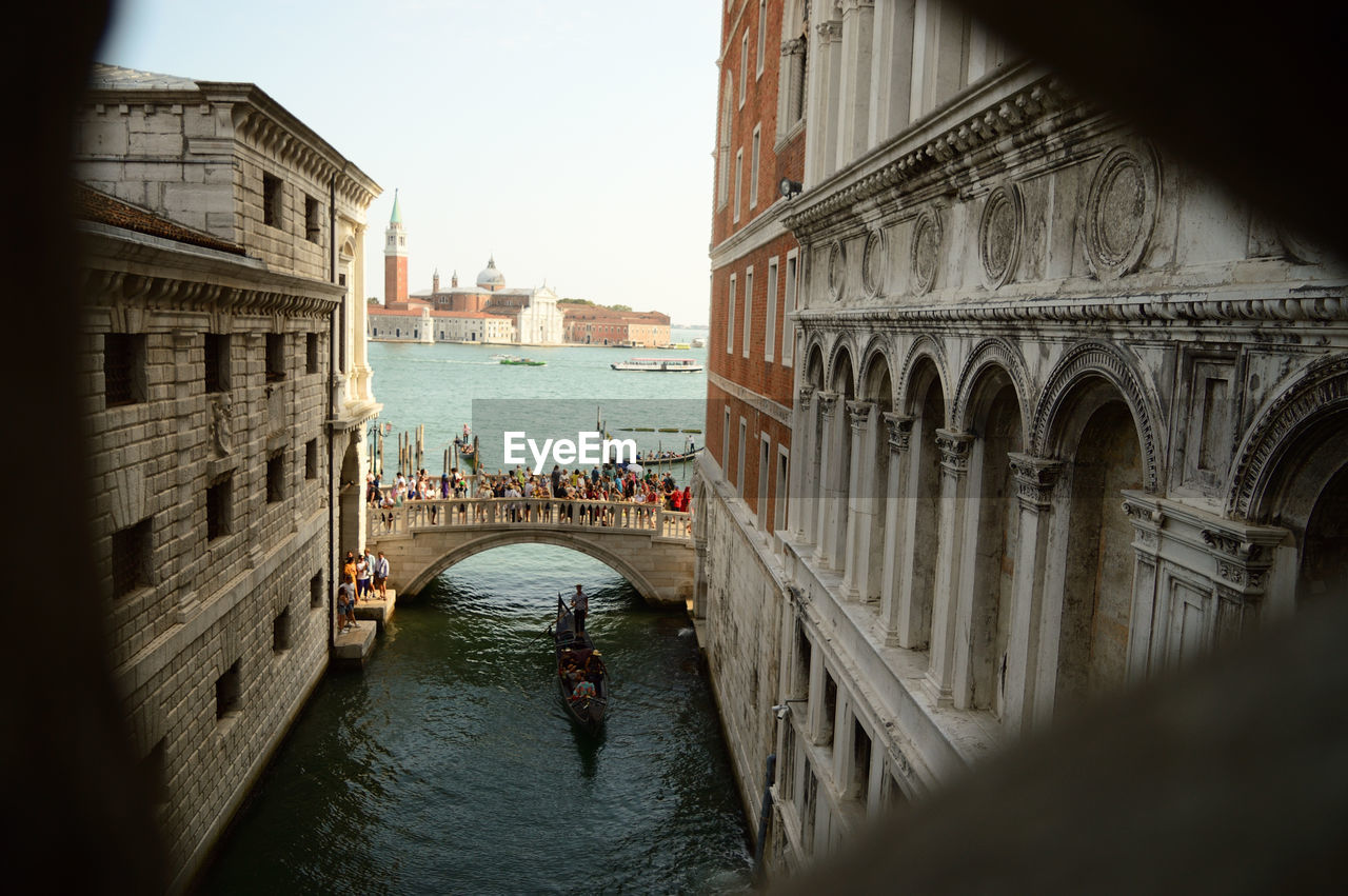 VIEW OF CANAL ALONG BUILDINGS