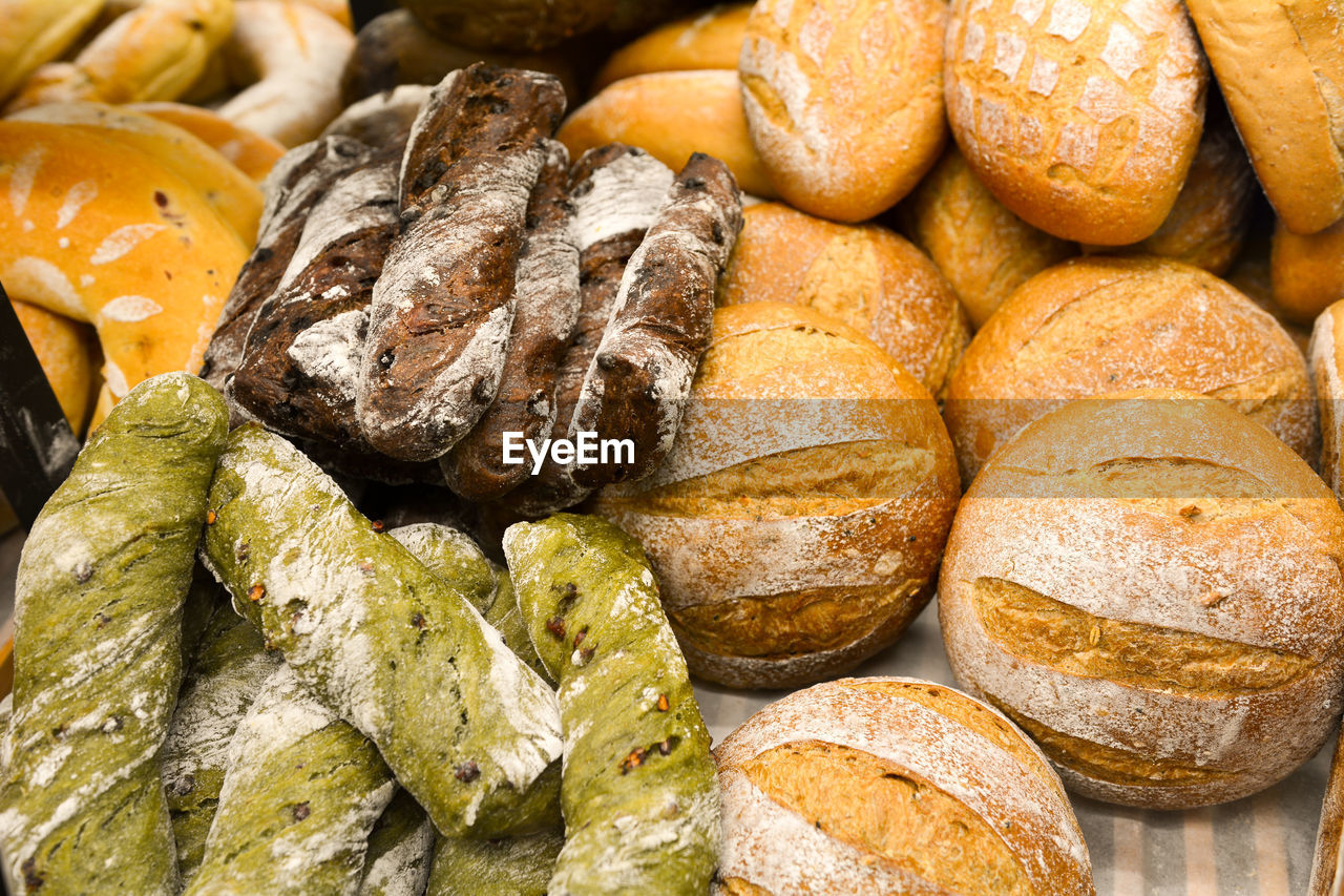 Close-up of bread in market