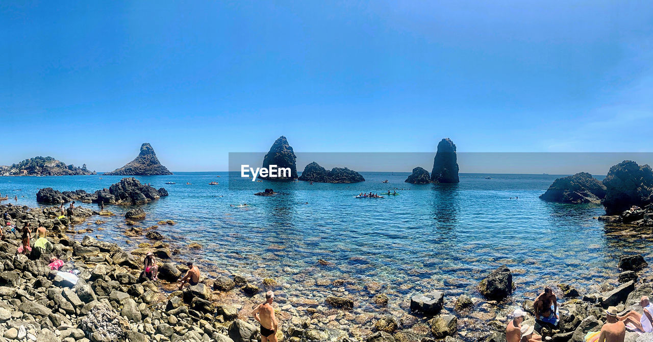 PANORAMIC VIEW OF SEA AGAINST SKY