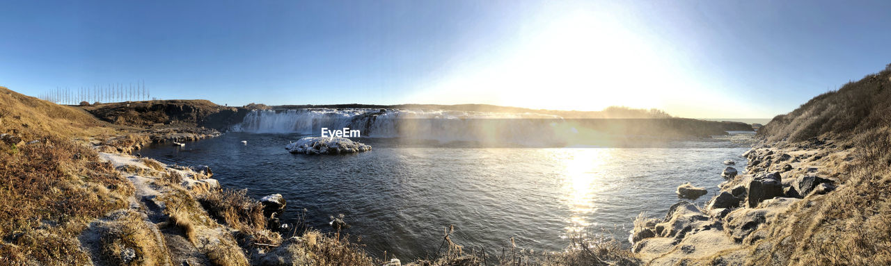 Panoramic view of sea against sky