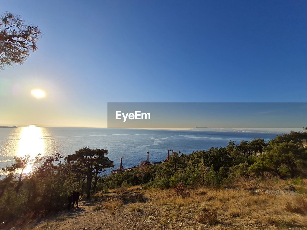 SCENIC VIEW OF SEA AGAINST BLUE SKY