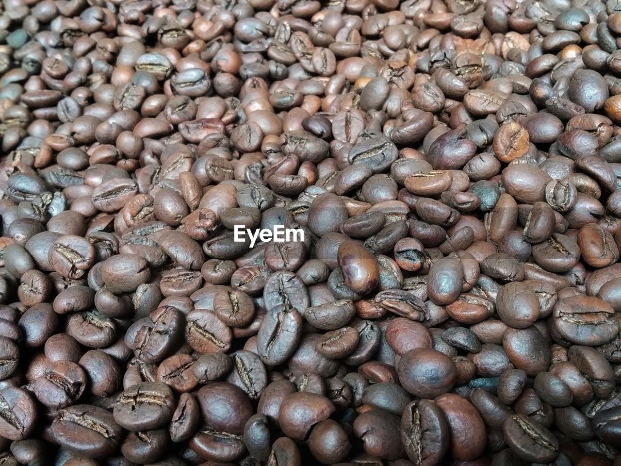 Full frame shot of coffee beans