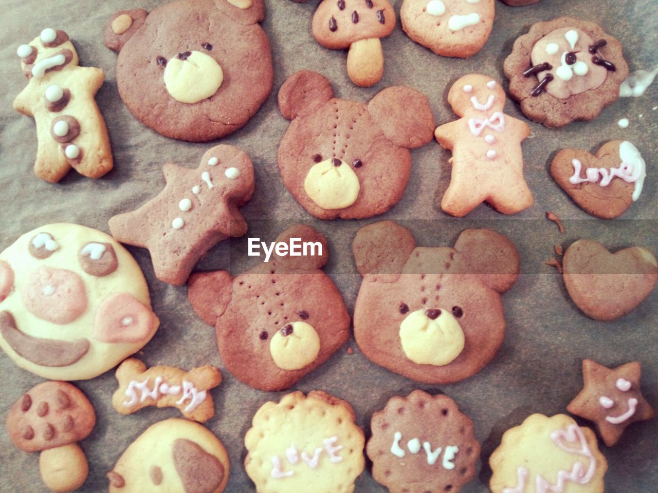 Festive homemade christmas cookies