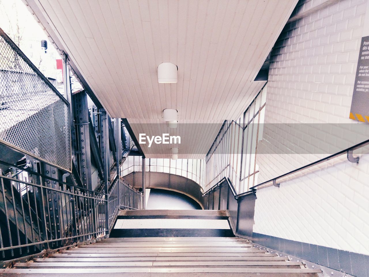 Staircase in building