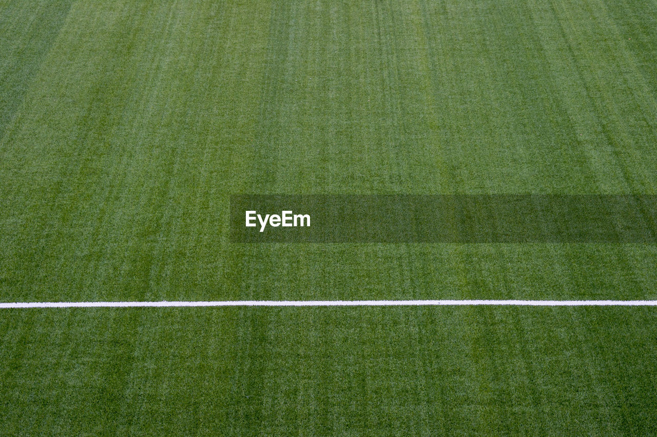 Full frame shot of soccer field