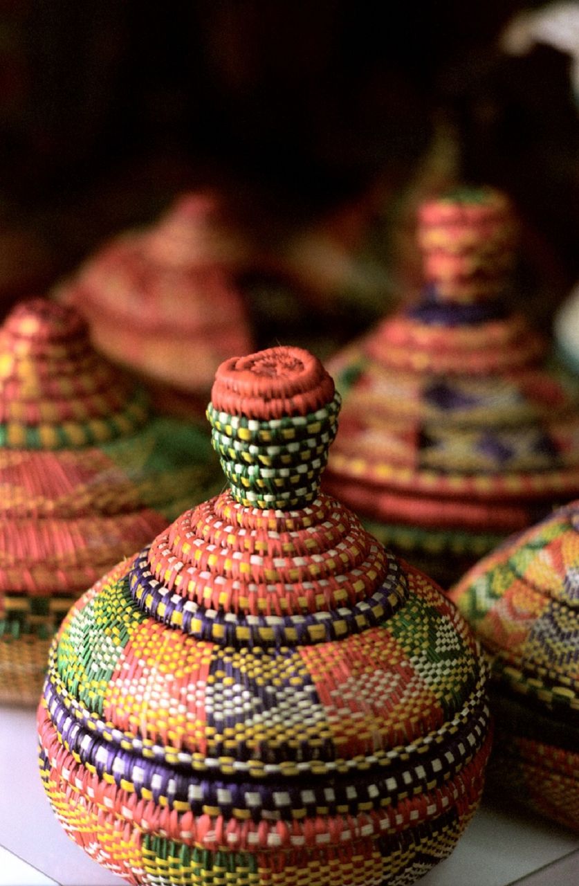 Beautiful african woven artifacts