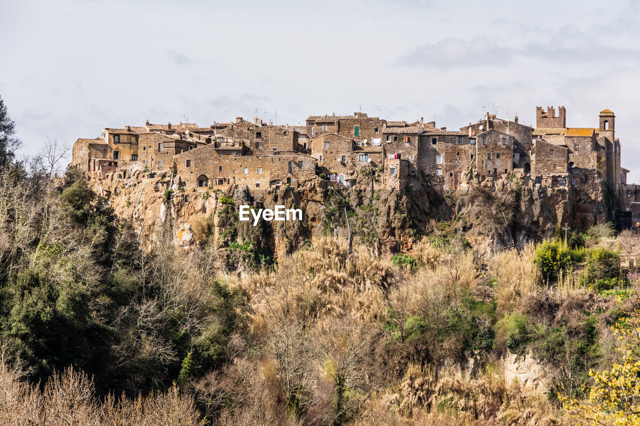 Calcata panoramic view