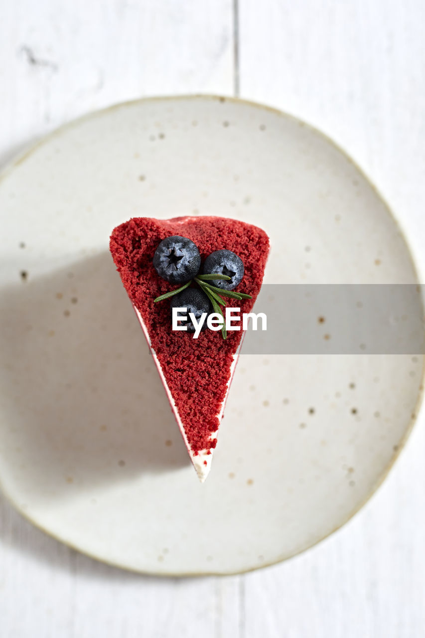 high angle view of heart shape on table