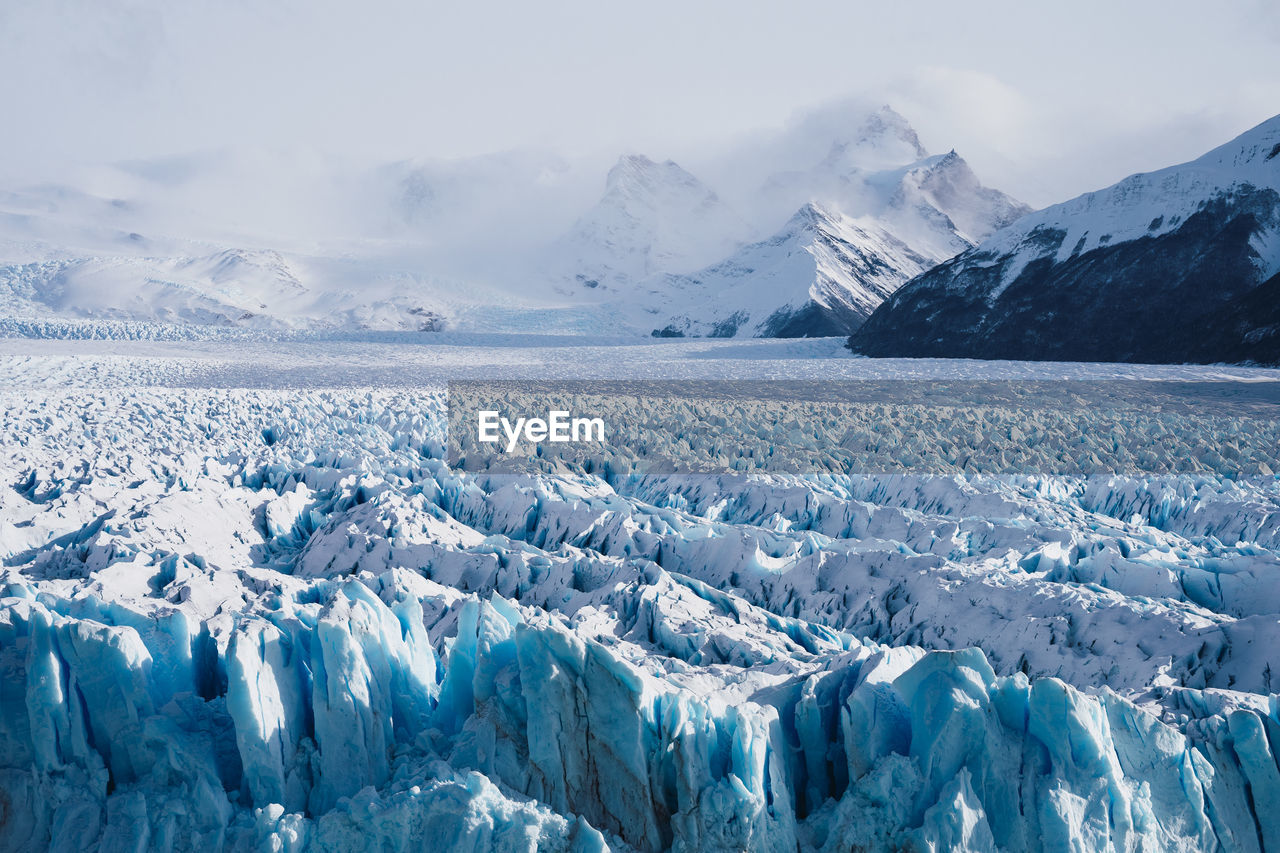 Perito moreno glacier at los glaciares national park in argentina