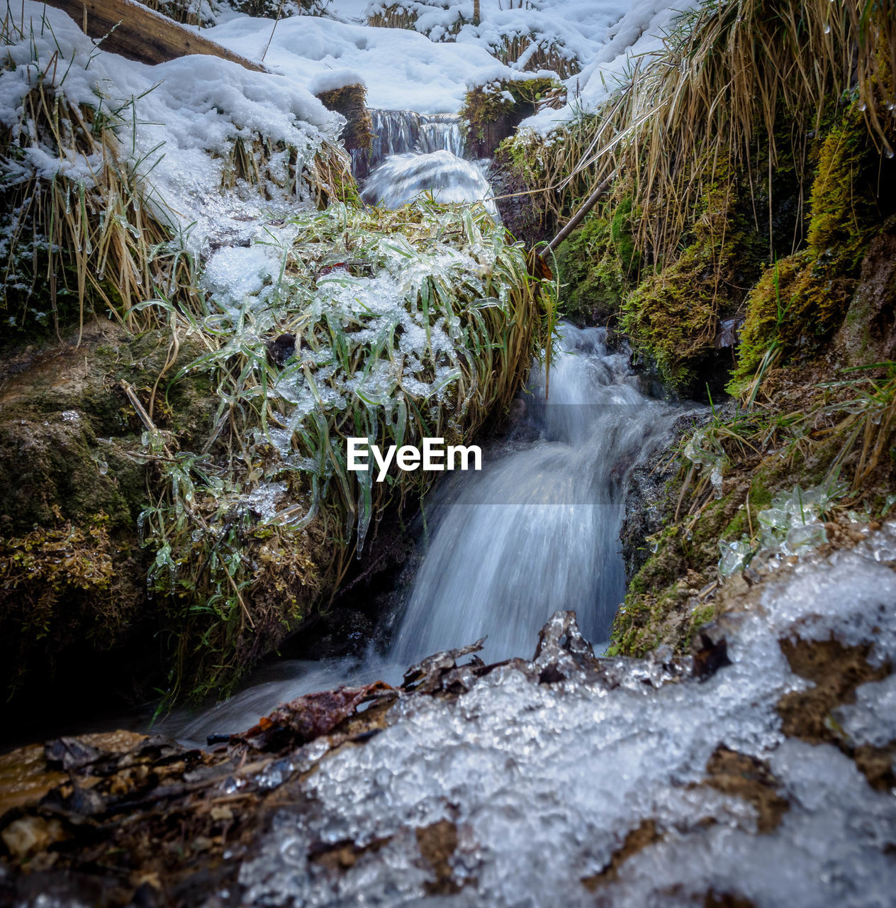 SCENIC VIEW OF WATERFALL