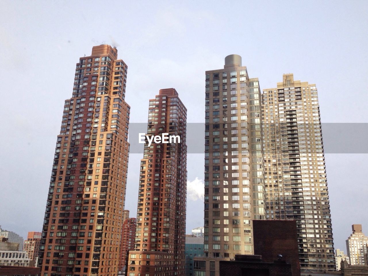 View of tall buildings against sky