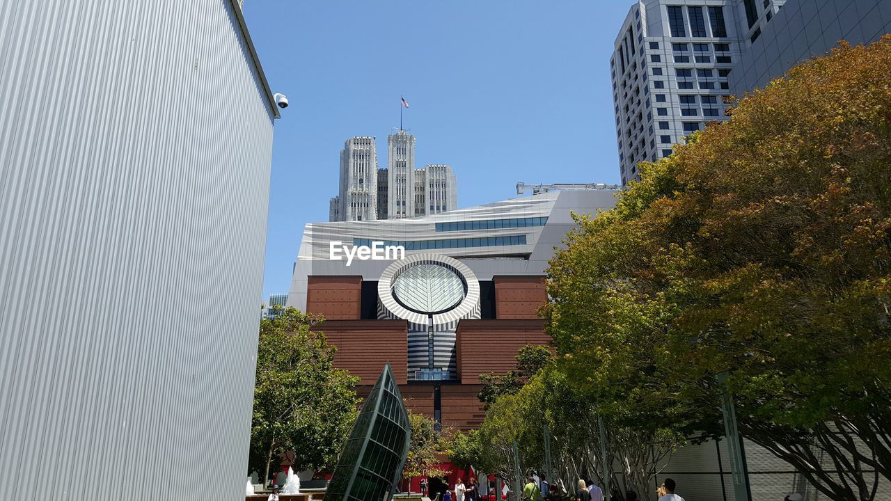 LOW ANGLE VIEW OF SKYSCRAPERS