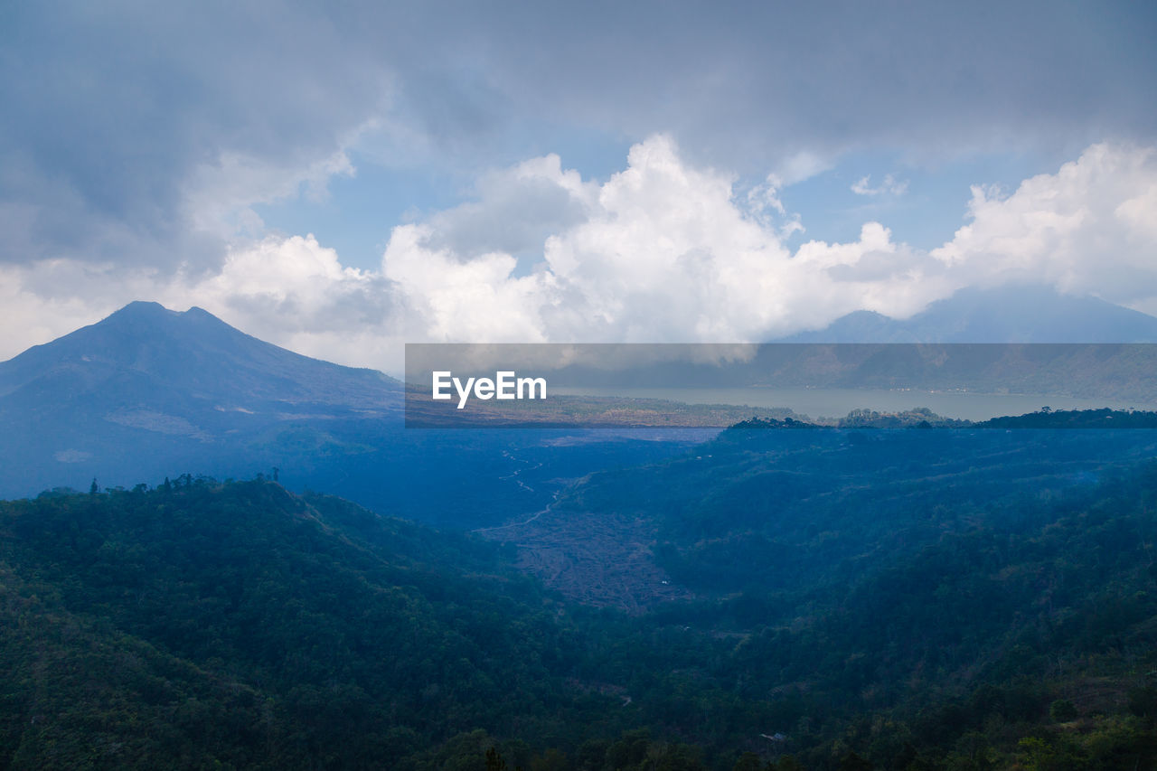 SCENIC VIEW OF MOUNTAIN RANGE AGAINST SKY