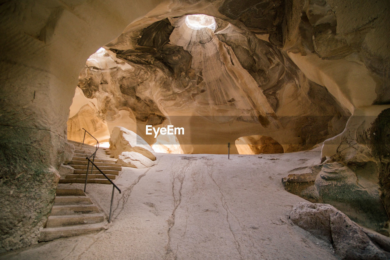 Low angle view of cave