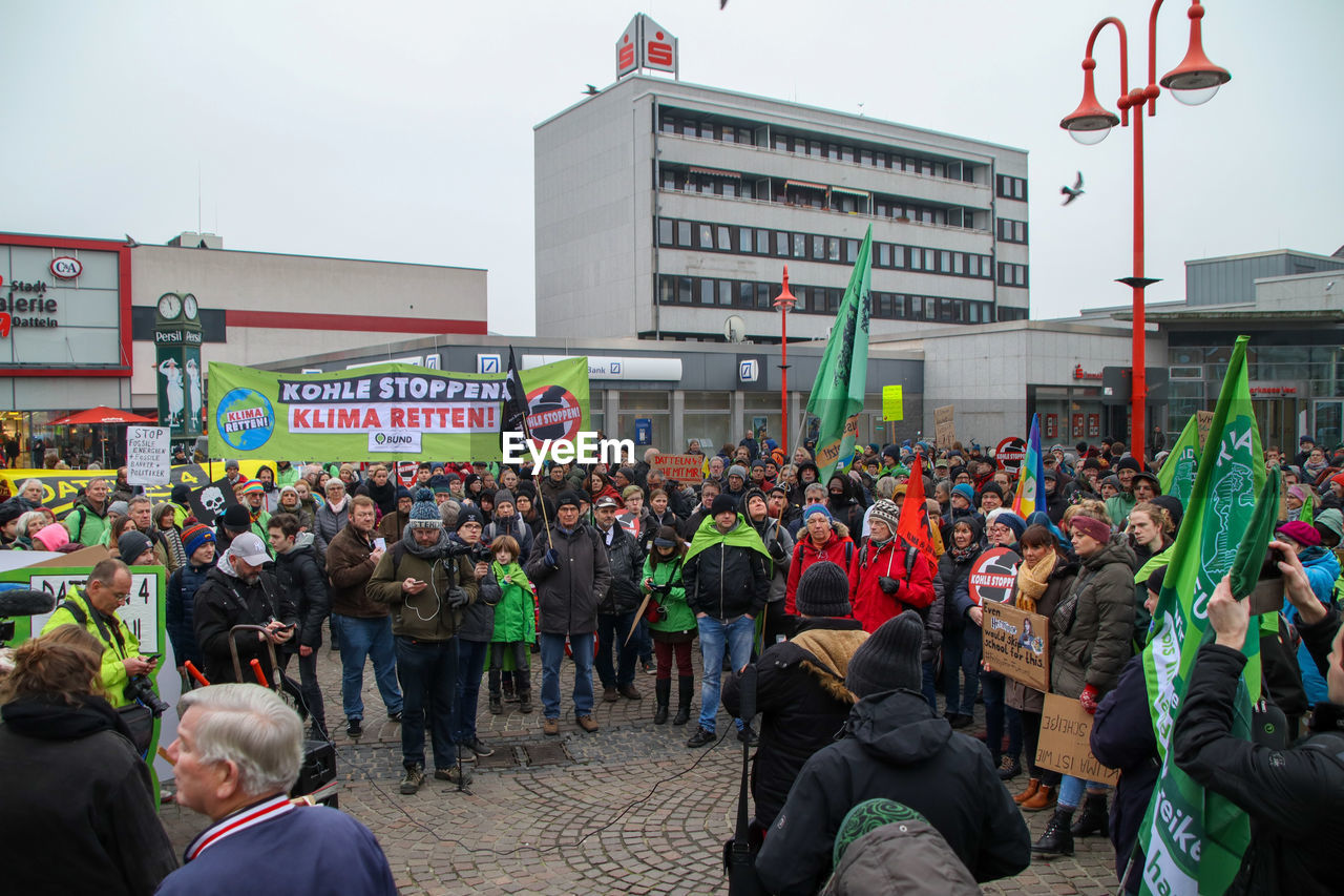 Protest against coal power plant datteln 4.