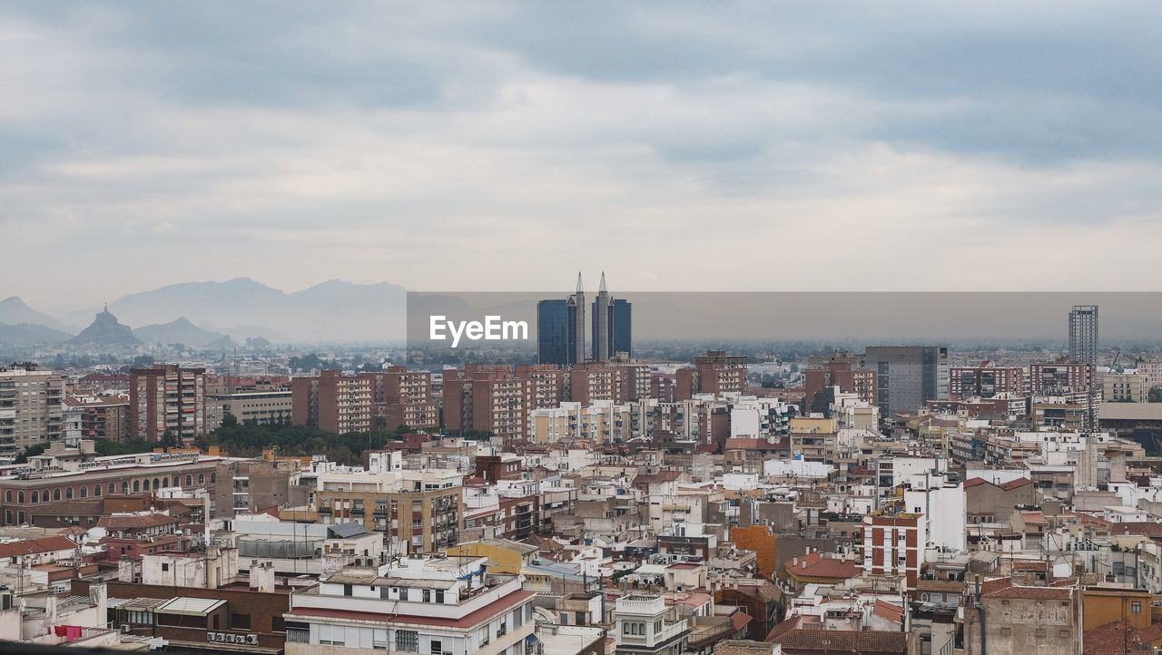 AERIAL VIEW OF CITYSCAPE