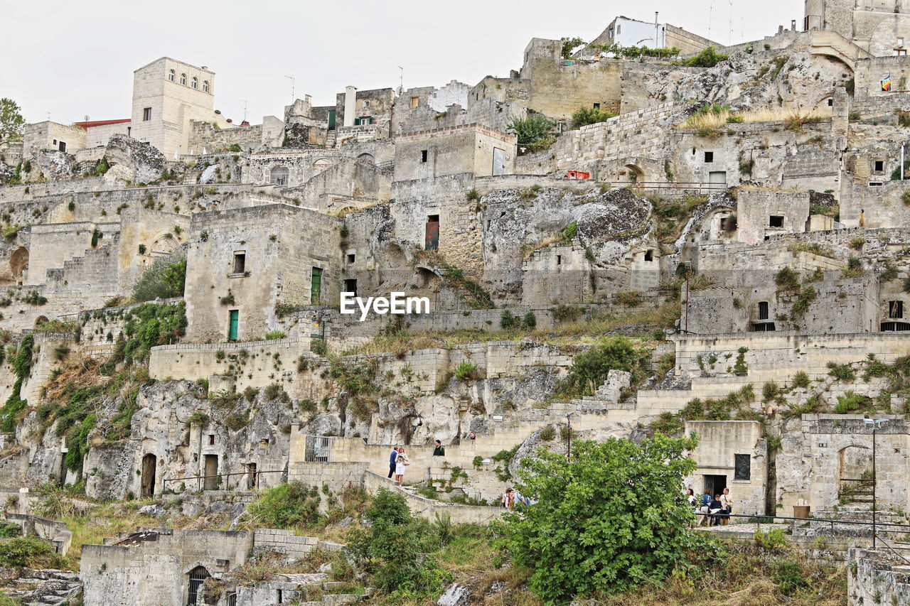 View of cliff village