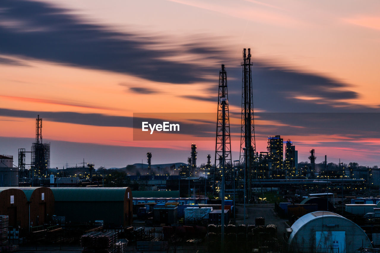 CITY AGAINST SKY DURING SUNSET