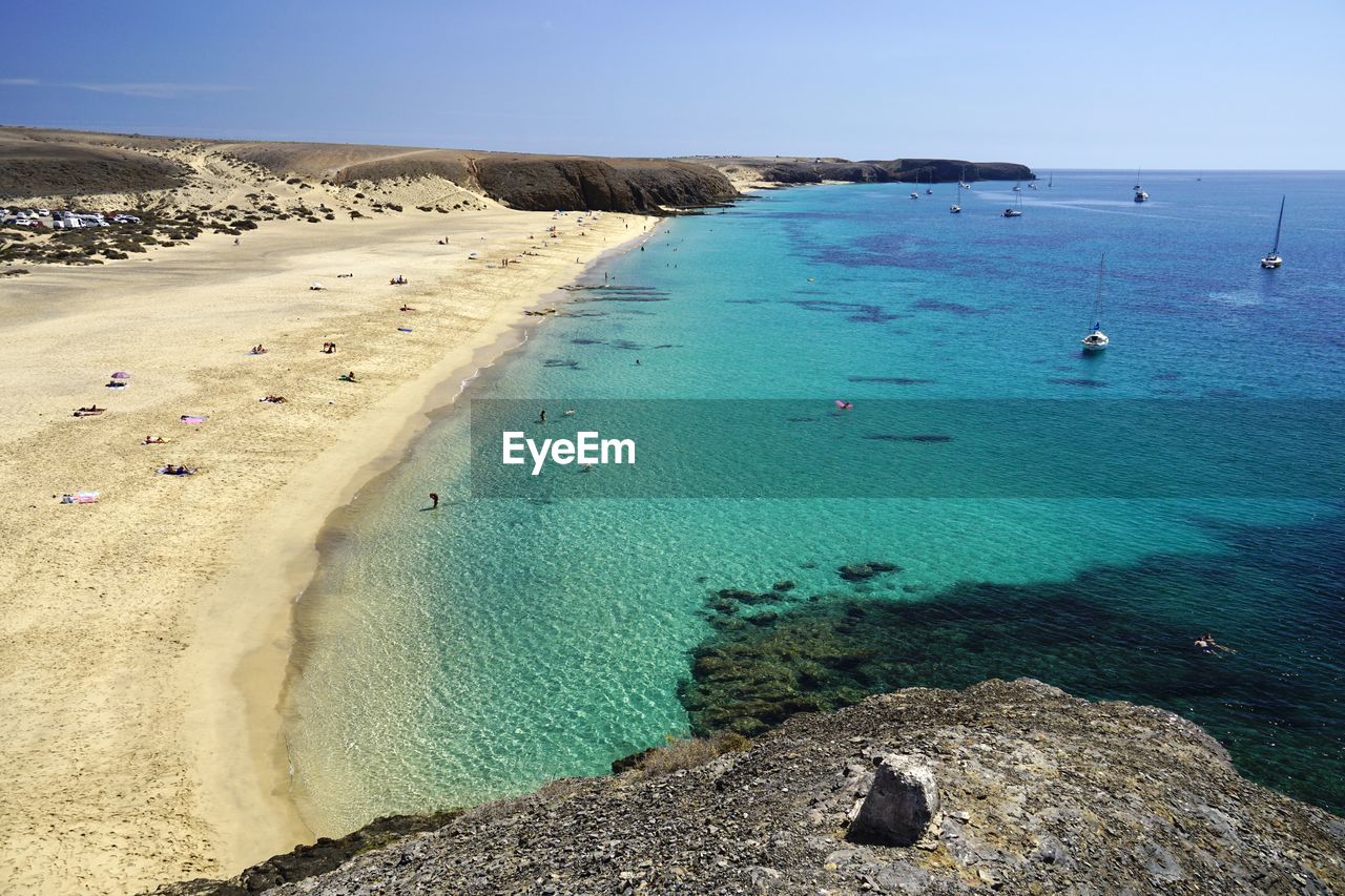 Playa de papagayo, lanzarote