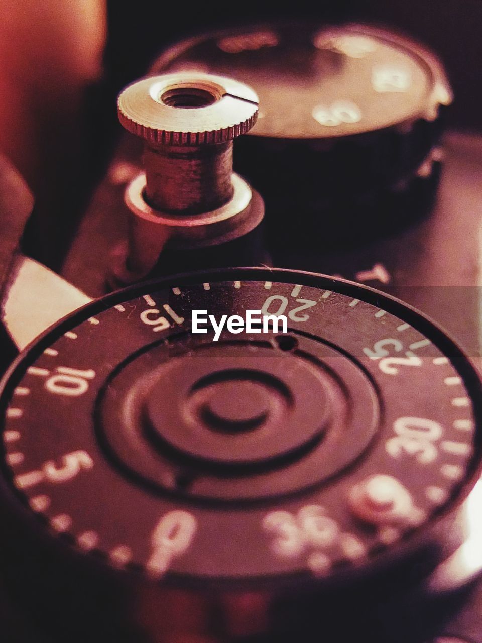 Close-up of machine part