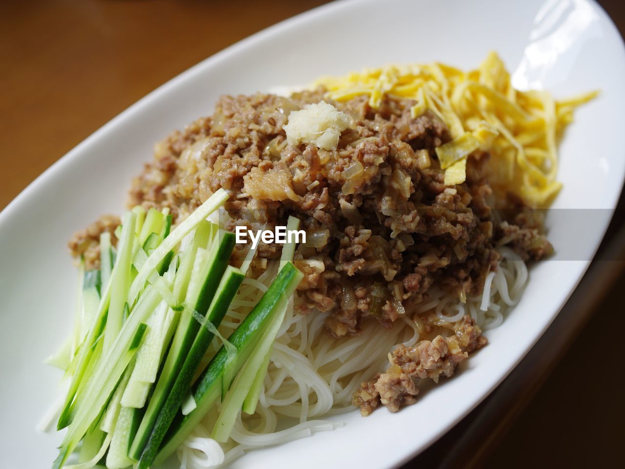 Close-up of served food