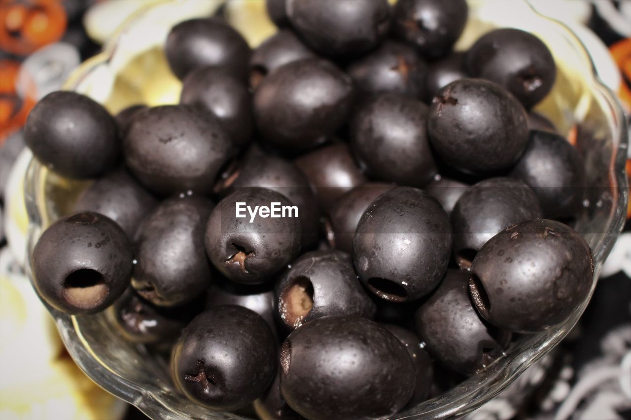 Close-up of olives