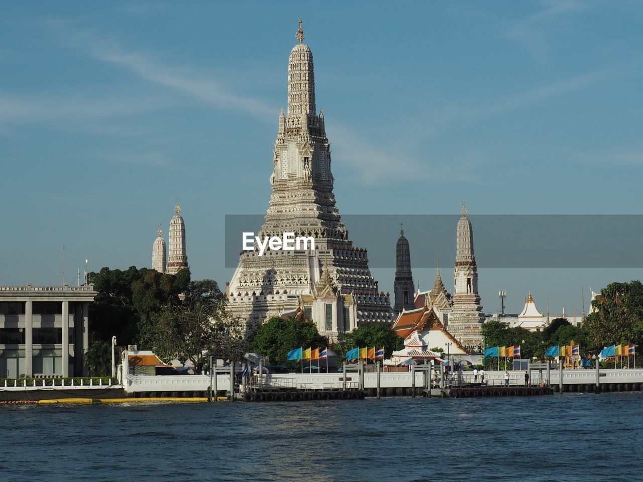 VIEW OF TEMPLE AGAINST BUILDING