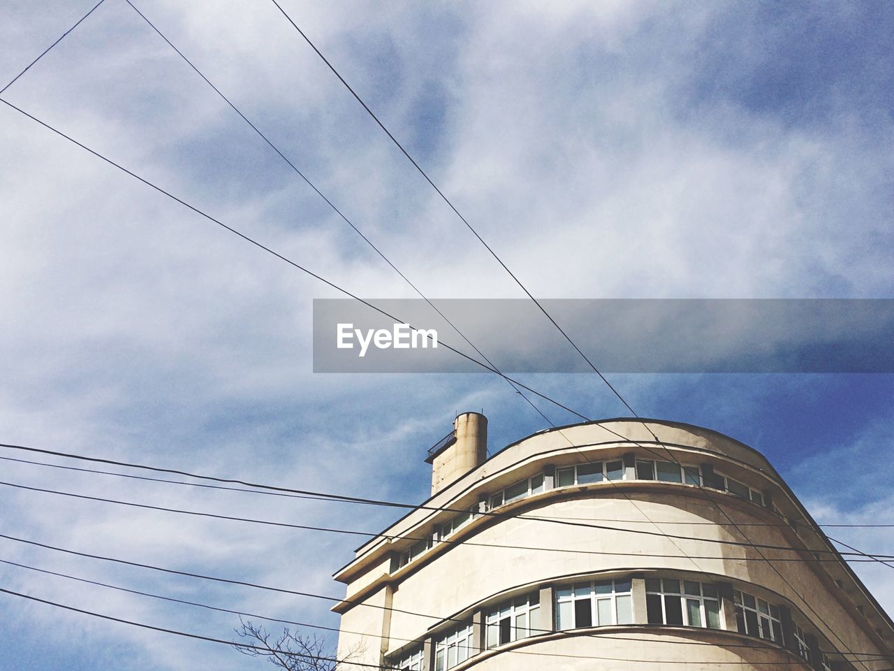 Low angle view of building against sky